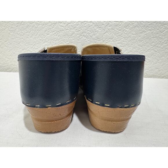 Sanita Professional Clogs Blue Womens EU 39 US 8.5 Slip On Nurse Made in Denmark - Picture 8 of 10